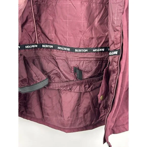 Burton Small Ski/Snowboard Full Zip Hooded Jet Set Jacket Women's - Picture 11 of 16